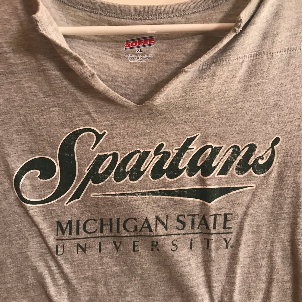 Michigan State ladies tee